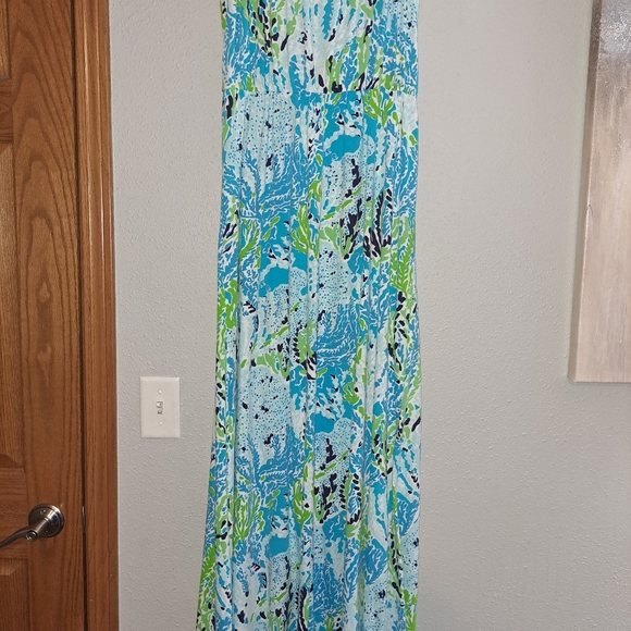 Lilly Pulitzer Marlisa Lets Cha Cha strapless Top Dress - Picture 5 of 7